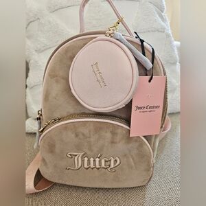 SOLD! Juicy Couture Velour Backpack